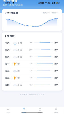 准点查天气截图2